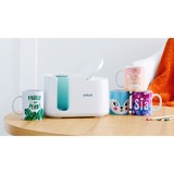 Cricut Mug Press warmtepers Wit/lichtblauw