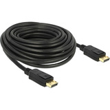 DeLOCK DisplayPort kabel Zwart, 10 meter, 4K