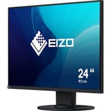 EIZO FlexScan EV2410R-BK 24.1" monitor Zwart, HDMI, DisplayPort, DVI-D, VGA, 4x USB-A, USB-B