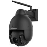 Foscam SD4, 4MP Dual-Band WiFi PTZ buiten beveiligingscamera Zwart, WiFi, LAN