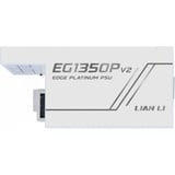 Lian Li Edge Platinum V2 1350 watt voeding  Wit, 1x 12V-2x6, 1x PCIe