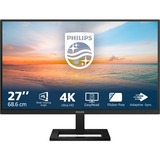 Philips 27E1N1900AE/00 27" 4K Ultra HD monitor Zwart, 2x HDMI, 1x USB-C, 2x USB-A