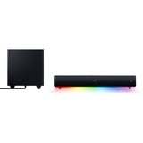 Razer Leviathan V2 soundbar Zwart, Bluetooth, USB, RGB