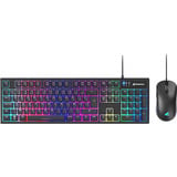 Sharkoon SKILLER SGB15 desktopset Zwart, BE lay-out (AZERTY), Rubberdome, 100%