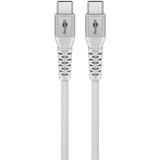 goobay Supersoft USB-C kabel Wit, 0,5 meter