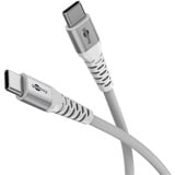 goobay Supersoft USB-C kabel Wit, 0,5 meter