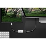 goobay USB4 Gen 3x2 naar HDMI adapter Zwart/zilver, 0,15 meter