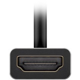 goobay USB-C 4.0 > HDMI adapter Zwart/zilver, 0,15 meter