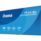 iiyama Prolite LE11566UHSB-B1AG 115" 4K Ultra HD Public Display Zwart