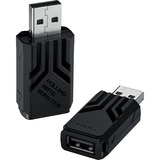 ASUS ROG Keris II Ace gaming muis Zwart, 100 - 42.000 dpi, USB, 2,4 GHz, Bluetooth 5.1, RGB leds