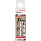 Bosch Bosc 10 Metallbohrer HSS-Co 2,5x30x57mm boren 