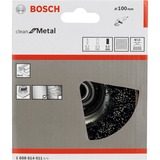 Bosch Clean for Metal komborstel, gegolfde draad 0,5mm M14, 100mm