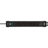 Brennenstuhl Premium-Line 6-voudige stekkerdoos met usb Zwart, 6x stekker, 1x USB-C, 1x USB-A