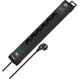 Brennenstuhl Premium-Line stekkerdoos met USB 6-voudig stekkerdoos Zwart