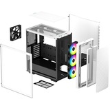 DeepCool CK560 midi tower behuizing Wit | 2x USB-A | 1x USB-C | RGB | Tempered Glass
