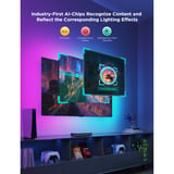 Govee AI Sync Box 2 led strip Zwart, 2,4GHz wifi, Bluetooth, voor 75 - 85 inch tv's