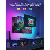 Govee AI Sync Box 2 verlichting Zwart, 2,4GHz wifi, Bluetooth, voor 75 - 85 inch tv's