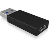 ICY BOX USB-A naar USB-C adapter IB-CB015 Zwart