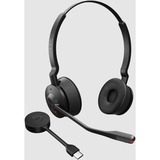 Jabra Engage 55 MS on-ear headset Zwart, Stereo