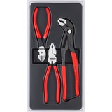 KNIPEX Kracht-set 00 20 10 tangenset Zwart, 3-Delig