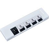 Lian Li Rotational Shift 1200G + Hub modulaire 1200 watt voeding  Wit, 1x 12V-2x6, 4x PCIe, 4x USB-header hub