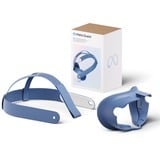 Meta Quest 3-gezichtsinterface en -hoofdband set Blauw