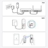 Reolink Smart 2K+ Wired wifi video deurbel met gong Zwart