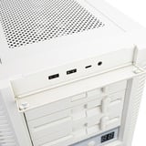 SilverStone FLP02 midi tower behuizing Wit | 2x USB-A | 1x USB-C