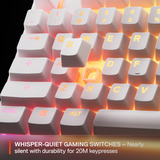 SteelSeries Apex 3 TKL RGB gaming toetsenbord Wit, US lay-out (QWERTY), SteelSeries Whisper-Quiet, 80% (TKL)	