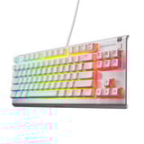 SteelSeries Apex 3 TKL, gaming toetsenbord Wit, US lay-out, SteelSeries Whisper-Quiet, RGB leds, TKL