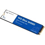 WD Blue SN580, 1 TB SSD Blauw/wit, WDS100T3B0E, M.2 2280, PCIe Gen4 x4