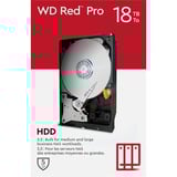 WD Red Pro, 18 TB harde schijf WD181KFGX, SATA 600, 24/7, AF