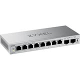 Zyxel 8-Port GbE + 2 GbE Uplink Web Managed switch Grijs