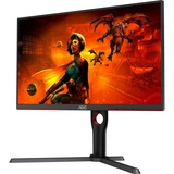 AOC U27G3X/BK 27" 4K UHD gaming monitor Zwart/rood, 2x HDMI, 1x DisplayPort, 160Hz