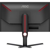 AOC U27G3X/BK 27" 4K UHD gaming monitor Zwart/rood, 2x HDMI, 1x DisplayPort, 160Hz