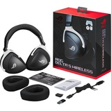 ASUS ROG Delta S Wireless over-ear gaming headset Zwart, Bluetooth, 2,4 GHz, Pc, PlayStation 4, PlayStation 5, Nintendo Switch