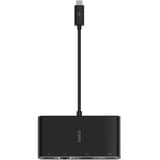 Belkin USB-C Multimedia adapter Zwart, 0,15 meter