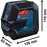 Bosch BOSCH GLL 2-15 G kruislijnlaser Blauw/zwart