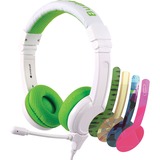 Buddyphones School+ hoofdtelefoon Wit/groen
