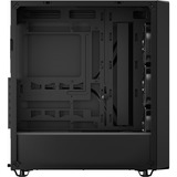 Corsair 3200D RS Black midi tower behuizing Zwart | 1x USB-A | 1x USB-C | Tempered Glass
