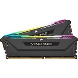 Corsair 32 GB DDR4-3200 (2x 16 GB) Kit werkgeheugen Zwart, CMH32GX4M2Z3200C16, Vengeance RGB PRO SL, XMP 2.0, AMD Ryzen Optimized
