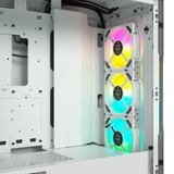 Corsair iCUE 5000T RGB midi tower behuizing Wit | 4x USB-A | 1x USB-C | RGB | Tempered Glass