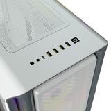 Corsair iCUE 5000T RGB midi tower behuizing Wit | 4x USB-A | 1x USB-C | RGB | Tempered Glass