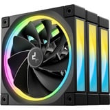 DeepCool FL12R RGB case fans Zwart, 3 stuks, 120 x 120 x 25 mm, PWM