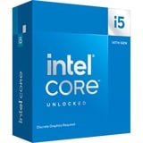 Intel® Core i5-14600KF, 3,5 GHz (5,3 GHz Turbo Boost) socket 1700 processor "Raptor Lake-S", Unlocked, Boxed