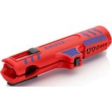 KNIPEX Universele kabelstripper 1685125SB kabelstrip- /ontmantelingsgereedschap Rood/blauw