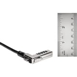 Kensington Slim CombiLock slot Zwart/zilver
