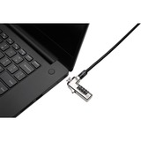 Kensington Slim CombiLock slot Zwart/zilver