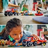 LEGO City - 4x4 brandweerauto met reddingsboot Constructiespeelgoed 60412