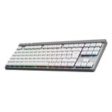 Logitech G515 LIGHTSPEED TKL RGB mechanisch gaming toetsenbord Wit, US-International lay-out (QWERTY), GL Tactile, 80% (TKL)	, Double-shot PBT, Bluetooth, 2.4GHz, USB